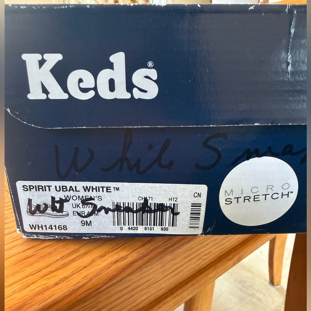 Keds Spirit Ubal White Sneakers Size 9 - Picture 9 of 11